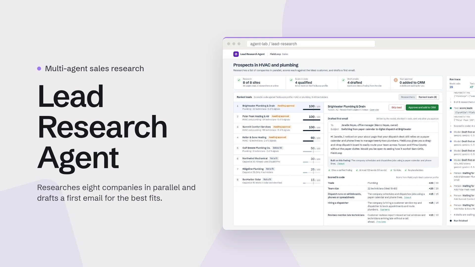 Lead Research Agent project cover