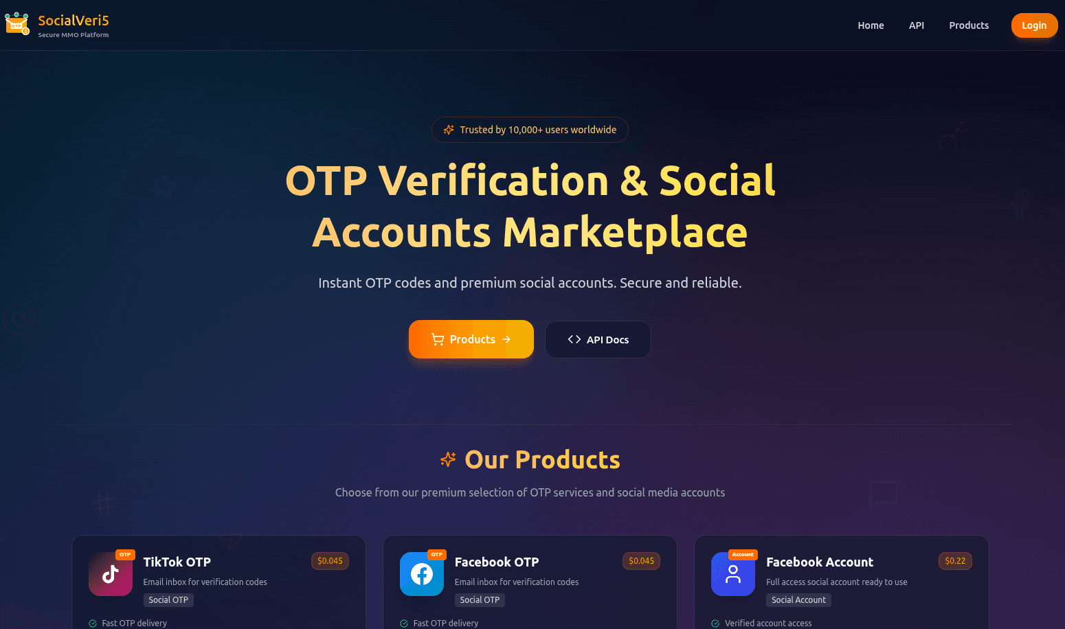 SocialVeri5 Developer Portal